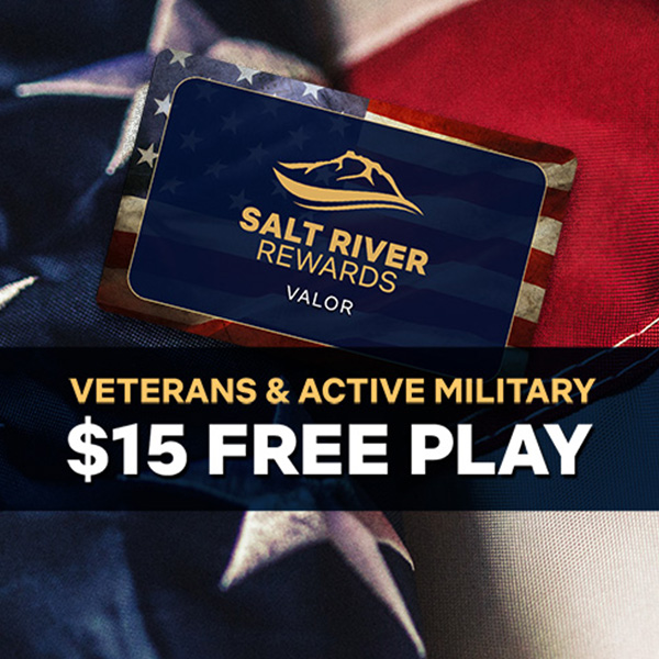 $15 Free Play Valor Members